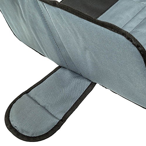 TecTake Kindersitzunterlage Autositzauflage mit Netztaschen für Autokindersitze Unterlage für Kindersitz Spielzeugtasche Sitzschoner schwarz - 6