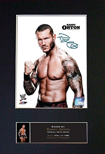 RANDY ORTON WWE Signed Autograph Mounted Photo Repro A4 Print no423 (Un-framed)