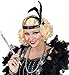 Produktbild shoperama Blonde 20er Jahre Charleston Damen Perücke inkl. Haarband mit Federn Flapper Stirnband Kostüm-Zubehör Twenties 20's