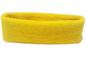 ZHOUBA Unisex Sports Yoga Sweatband Headband Fashion Gym Stretch Head Band Hair Band