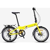 KRON FD 3000 KATLANIR BİSİKLET 20 JANT 8 VİTES HİDROLİK DİSK FREN SARI-ALTIN SARI(KRN24-054)(GREENWAY BİSİKLET)