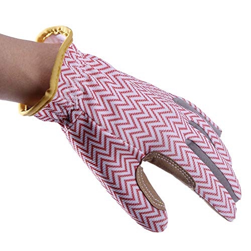 Preisvergleich Produktbild QEES YLST14 Professionelle Gartenhandschuhe, Rosen-Handschuhe, schöne atmungsaktive dornsichere Gartenarbeitshandschuhe für Blumenpflanzen, Asten, Obstpicking