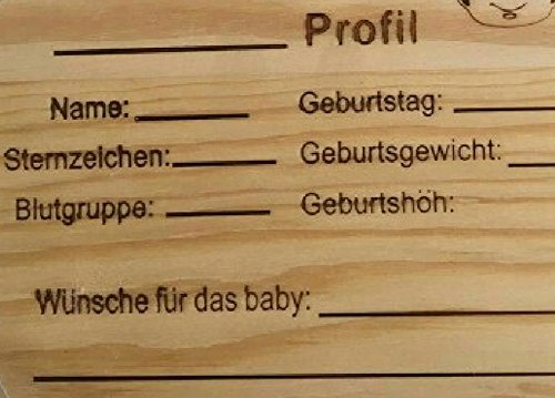 CAOLATOR Baby Zahnkiste Zahnkästchen Veranstalter für Baby Milch Zähne Holz Souvenir Aufbewahrungsbox (Mädchen) - 5