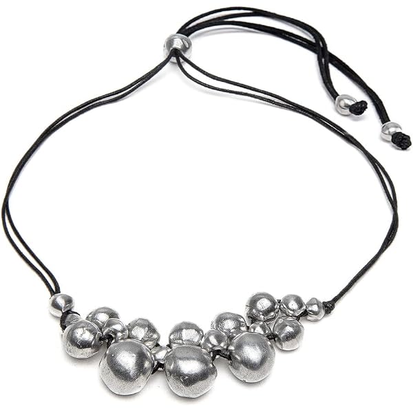 Collana Vestopazzo Cuore/Serpente In Jersey – Alluminio Riciclato, Misura Regolabile, Anallergica E Artigianale