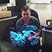 Produktbild Hunpta 3D Hologramm Werbung Display LED Fan Holographische Bildgebung 3D Naked Eye LED Fan (Schwarz)