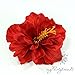 Produktbild myPartytrends Haarblüte 'Hibiskus' in rot; Ø 11 cm; Höhe 6 cm. (Hawaiiblume, Haarblume, Hibiskusblume, Hibiskusblüte)