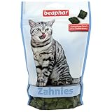 beaphar Zahnies für Katzen | Knusprige Katzen Leckerlies | Fördert die Zahnhygiene | Ohne Zuckerzusatz | 3-er Pack(3x150 g)