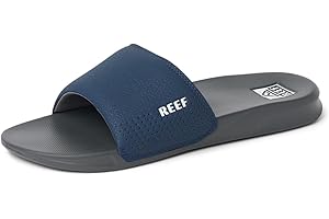 Reef Men's One Slide Flip Flop Sandal Grey Tan