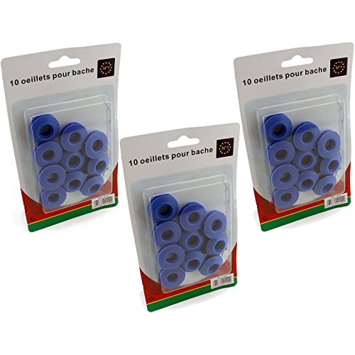 Kunststoffösen 11,5 mm 30 Stück - 6