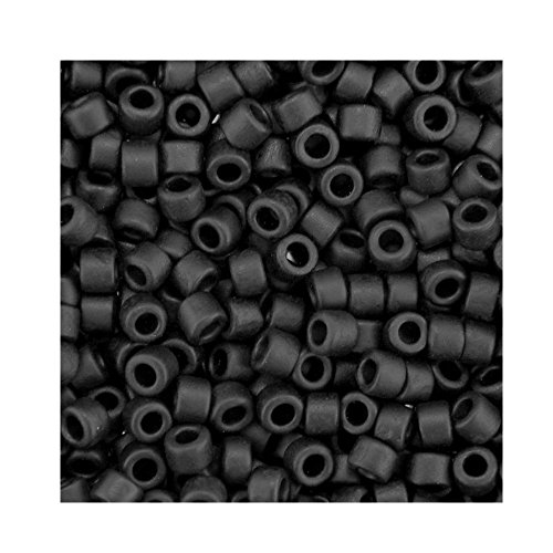 Miyuki Delica tamaño 11 DB310 negro mate unidades 5 gramos
