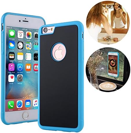 iPhone 7 Case, Disamhui Anti-gravity Magical Suction Sticky Selfie Cover Case Protective Hard Case for Apple iPhone 7 4.7 inch (Blue)