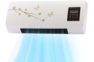 XIIXUUJ Aire Acondicionado De Pared, Pequeño Aire Acondicionado Con Frío/calor Y Temporizador, Calentador De Aire Acondicionado De Pared, Enfriadores De Aire Fácilmente Controlables