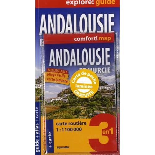 Andalousie et Murcie : Guide + atlas + carte routière et touristique 1/1 100 000 Andalousie et Murcie : Guide + atlas + carte routière et touristique 1/1 100 000