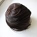 PRETTYSHOP BUN Up Do Hair Piece Hair Ribbon Ponytail Extensions Draw String Scrunchy Scrunchie Curly or Messy div. Colors (dark brown mix 1B/33 DC5)