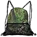 Produktbild RAINNY Drawstring Backpacks Bags,Wonderland Forest Nepal Asian Jungle Rainforests Habitat Wild Primeval Picture,5 Liter Capacity,Adjustable
