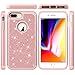 Price comparison product image Wendapai iPhone 6 Plus iPhone 6s Plus Case, Thin Slim Cover Full Lens Protection Accessory Soft Case Back cover compatible with iPhone 6 Plus iPhone 6s Plus-Rose Gold