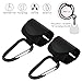 NUOLUX Pram Clip Pushchair Stroller Metal Hanging Clip Hooks 2pcs (Black)