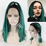 1. pelo sintético resistente al calor peluca de encaje frontal hasta 160 grados centígrados (320 grados Fahrenheit)