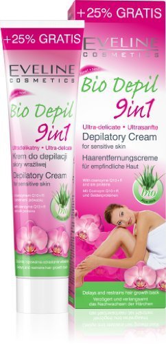 Natural Hair Removal Depilatory Cream *Quick & Painless Crème for sensitive skin, legs, bikini & armpits* (ALOE VERA 125ml)