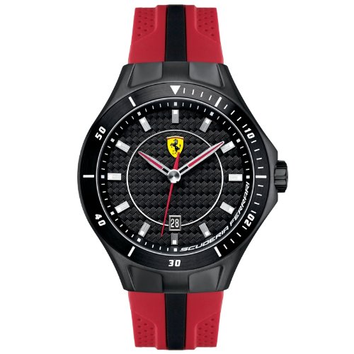 Ferrari Herren-Armbanduhr XL Analog Quarz Silikon 830080 Ferrari Herren-Armbanduhr XL Analog Quarz Silikon 830080