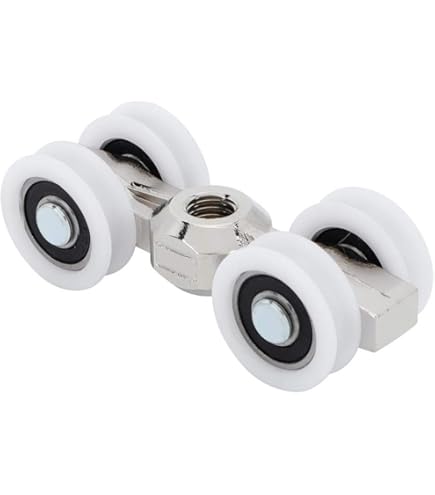 4 Roues à Suspendre Pour Meubles, Porte Coulissante à Rouleaux, Roulements à Billes, Roulette Fixe, Petite Roue De Remplacement Pour Meubles