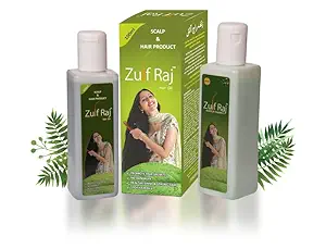 Zulf Raj Premium Ayurvedic Hair Oil (100ml) & Shampoo (100ml) For Hair Growth