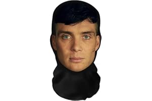 Aristo Solutions Maschera integrale realistica ispirata con stampa 3D, traspirante, leggera e confortevole, per cosplay, feste, Halloween, carnevale e altri eventi