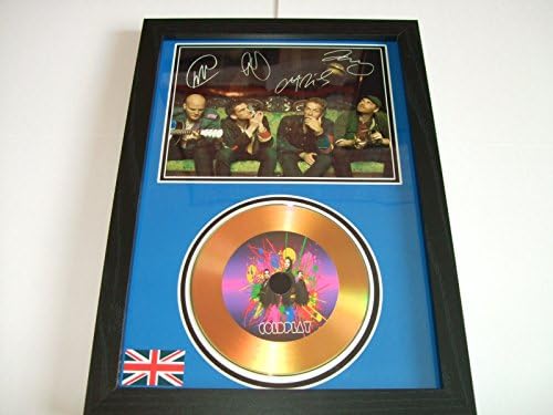 coldplay signed gold disc 7
