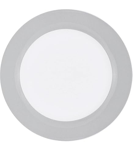Assiettes Petit Déjeuner Doppio Jaune - Lot De 6 En Porcelaine, 20 Cm, Design Flirt By R & B