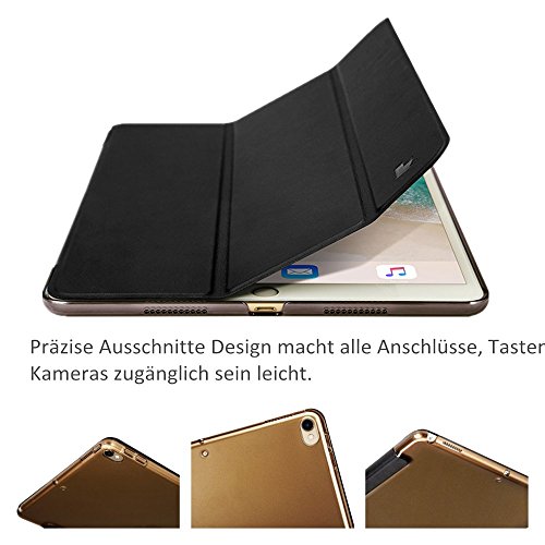 Jisoncase iPad Pro 10,5″ Hülle mit Standfunktion und Auto-Einschlaf/Aufwach (Schwarz) (JS-PRO-14N10) - 5