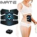 Produktbild IMATE Bauchmuskeln Toner ab Trainer Toning Gürtel, Smart Fitness Muskulatur Training für Bauch/Arm/Bein Home & Office Tragbar USB Wiederaufladbar Workout Equipment