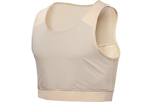 Idtswch Tomboy Ropa Faja Trans FTM Transexual Faja de Pecho Plano Chest Binder Cosplay Transpirable