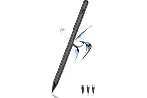 DOGAIN Stylus Pen for Touch Screens POM Tip Magnetic Tablet Pen Type-C Tablet Stylus Pen Compatible with iPad/iPad Pro/Samsung/Lenovo/and Other iOS/Android Smartphone and Tablet Devices (Black)