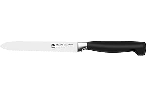 Zwilling 31070-131-0 Twin Four Star Coltello Universale e da Pomodoro, 13 cm