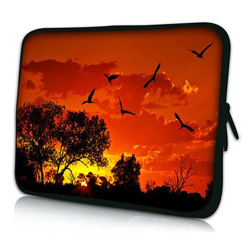 PEDEA Design Schutzhülle Notebook Tasche bis 15,6 Zoll (39,6cm), African Sunset