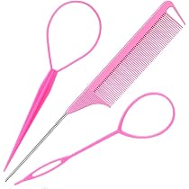 Haarstyling-Set 6-teilig Für Frauen & Mädchen – Flechtwerkzeuge Für DIY Frisuren, Aus Kunststoff