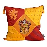Harry Potter Oreiller Gryffondor avec des Glands Deluxe 48x48cm Elbe forêt Rouge Jaune
