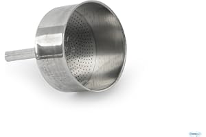 Bialetti Ricambi, Include 1 Filtro a Imbuto, Compatibile con Moka Express Bialetti 4 tazze