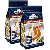 Dehner Premium Meerschweinchenfutter, 2 x 2 kg (4 kg)