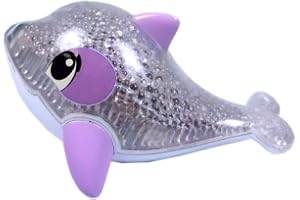 ABC 104010088 - Glittrande Delfin med Magiskt Ljus - Glittrig Delfin från ABC, Sensor med Magisk Ljusfunktion i Regnbågsfärge