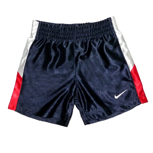 Infant NIKE Dri-Fit Mesh Sport Shorts 24M Dark Blue & Red