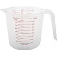 Transparenter Messbecher 1 Liter – Mit Ml, Cl, Fl Oz & Pints Angaben