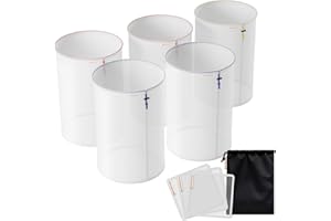 Spider Farmer Bubble Bags, 5 Gallonen All Mesh Bubble Hash Bag Set mit Presssieb und Aufbewahrungstasche, Filter Bag für Kräuterextraktion und Produktion von Hasch