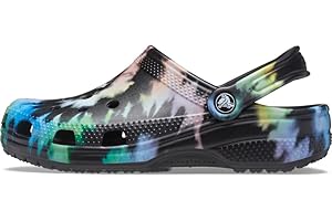 Crocs Unisex Classic Tie-dye Clogs Zuecos