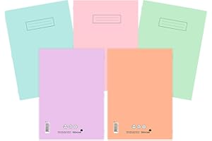 Silvine A4 Notebooks Assorted Pastel Colours (Pack of 10)