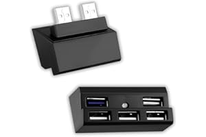 OSTENT Adaptador USB 2.0 3.0 Hub Host Port Extend para la Consola Sony PlayStation 4 PS4 Pro
