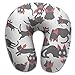 Produktbild Osmykqe Sakamoto Cat Neck Pillow Comfortable Soft Microfiber Neck-Supportive Travel Pillow for Home, Neck Pain