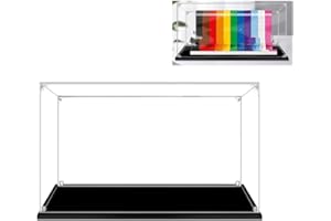 Hosdiy Acryl Vitrine Display Case Schaukasten für Lego Everyone is Awesome 40516 (Nur Vitrine)