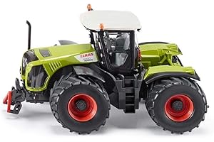 siku 3271, Claas Xerion 5000 Tractor, 1:32, Metal,Plastic, Green, Ackermann steering and hitches