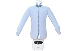 BROSZIO Dry Magic, 2-in-1 Trockner und Bügeln, Heißluftpuppe, kein Bügeln von Hemden, Weiß